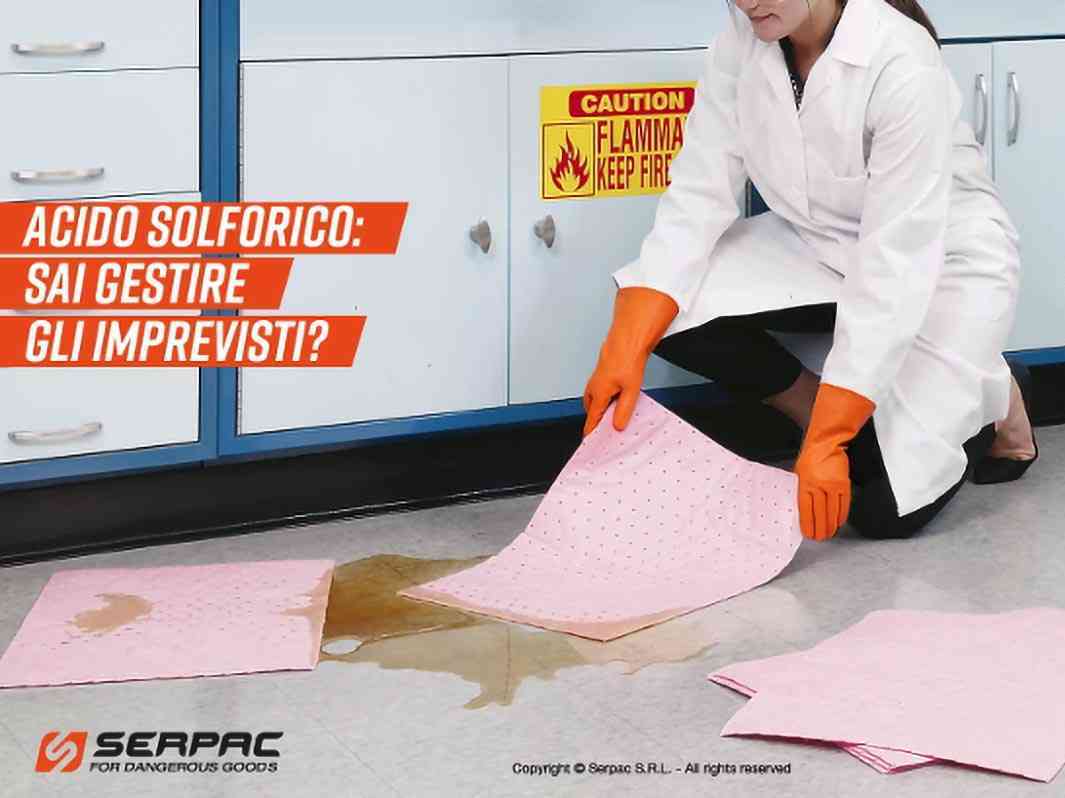 Immagine articolo: Gestione sicura degli sversamenti di acido solforico: hai gli strumenti giusti?