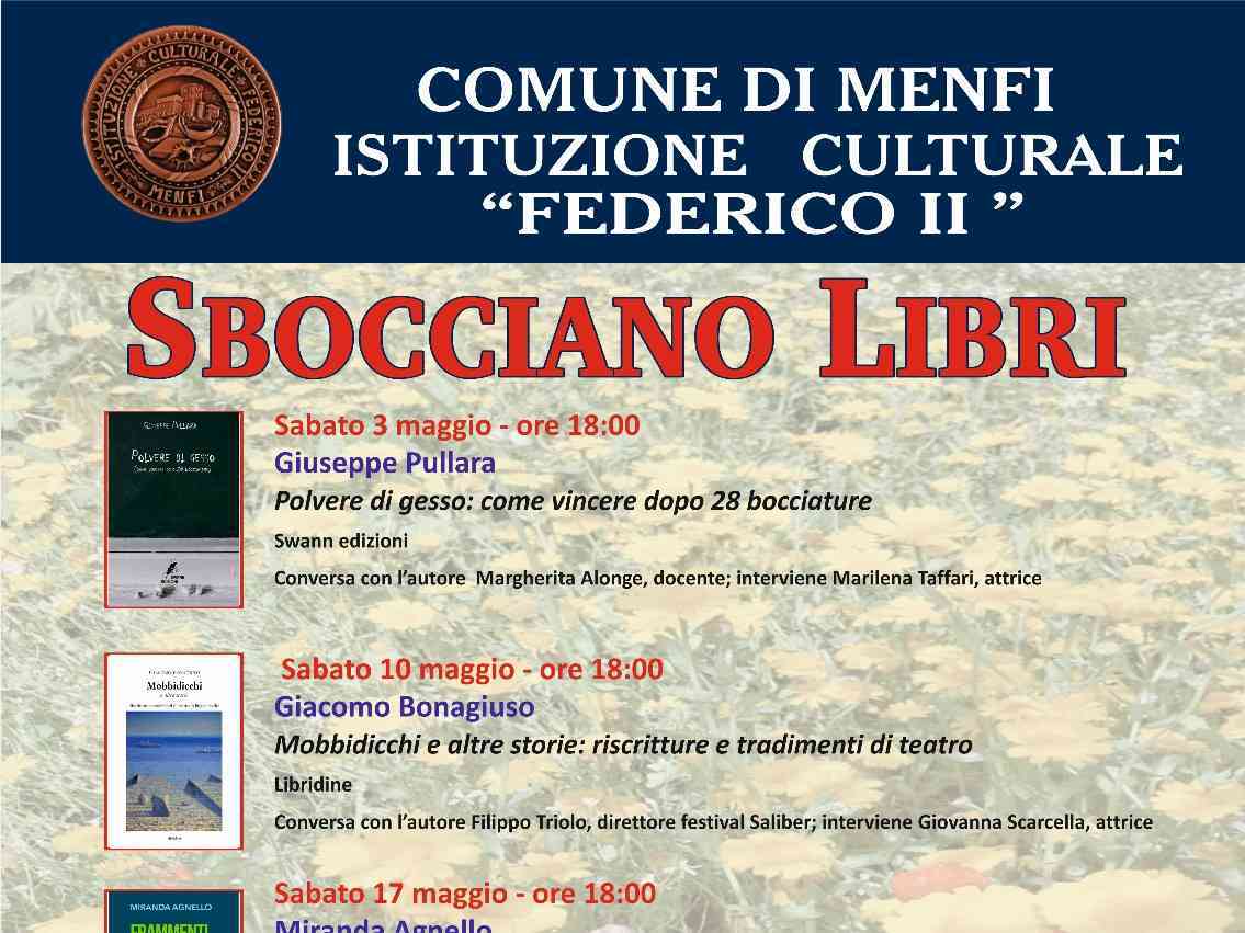 Immagine articolo: “Il Maggio dei libri 2025“, a Menfi “Sbocciano libri”. il calendario degli appuntamenti