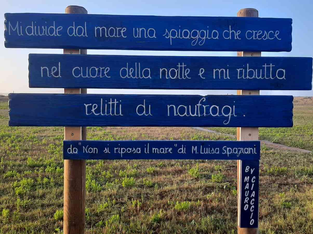 Immagine articolo: “Versi di mare fra i miei passi“. La “rotta delle citazioni“ arriva a Porto Palo