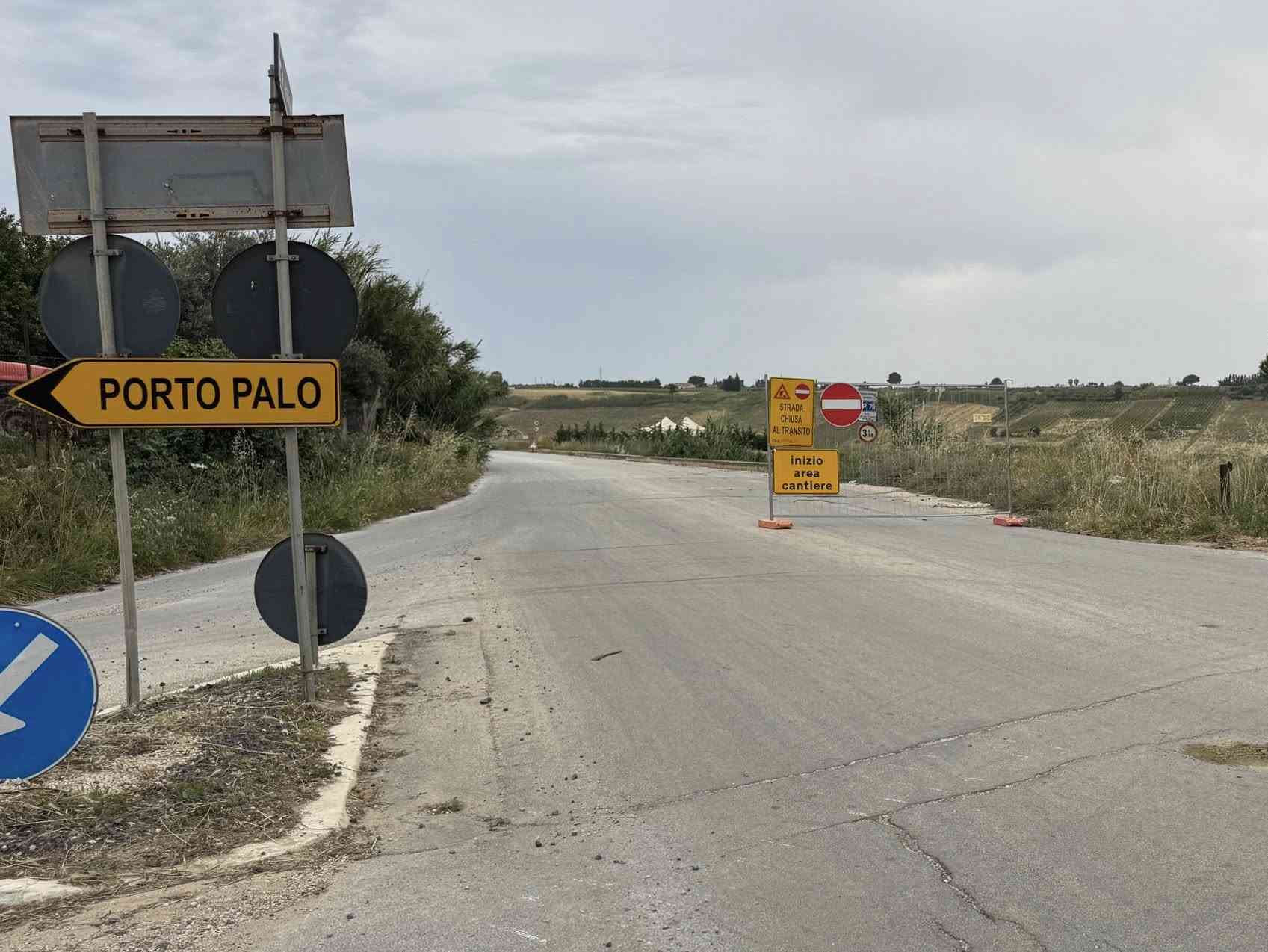 Immagine articolo: SP79 B Menfi–Porto Palo, venerdì la riapertura