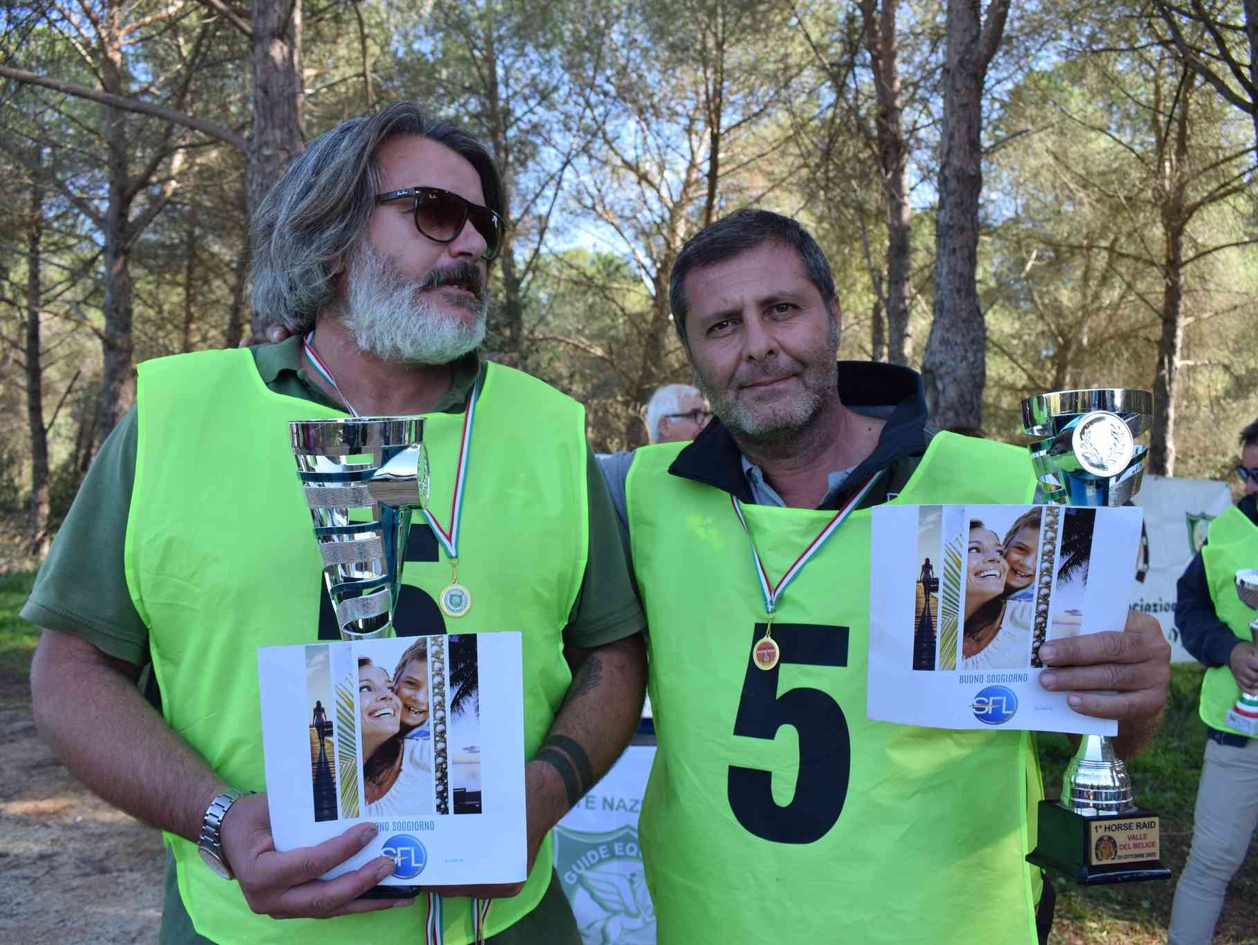Immagine articolo: Horse Raid Valle del Belice, Menfi e Sambuca al primo posto grazie a Vincenzo Interrante ed a Michelangelo Campo