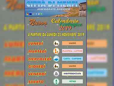 Immagine articolo: Menfi, da oggi cambia il calendario di di raccolta dei rifiuti, spiega l'assessore Ludovico Viviani, motivandone le ragioni