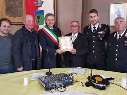 Immagine articolo: Montevago, conferita al Brigadiere Capo Vincenzo Licari la cittadinanza onoraria