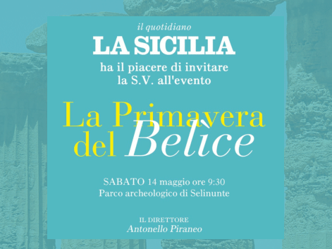 Immagine articolo: Valle del Belìce: grande interesse per “La Primavera del Belìce“, programmata il 14 maggio