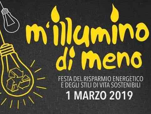 Immagine articolo: S. Margherita B. aderisce all'iniziativa 'M'illumino di meno '. Giornata del risparmio energetico e degli stili di vita sostenibili