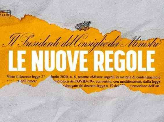Immagine articolo: Nuovo Dpcm: ecco tutte le misure fino al 6 Aprile 2021