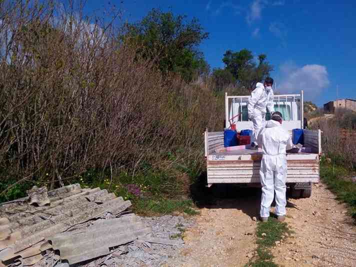 Immagine articolo: Ambiente. 5,2 milioni per la bonifica dell'amianto a S. Margherita, Salaparuta, Gibellina e Salemi