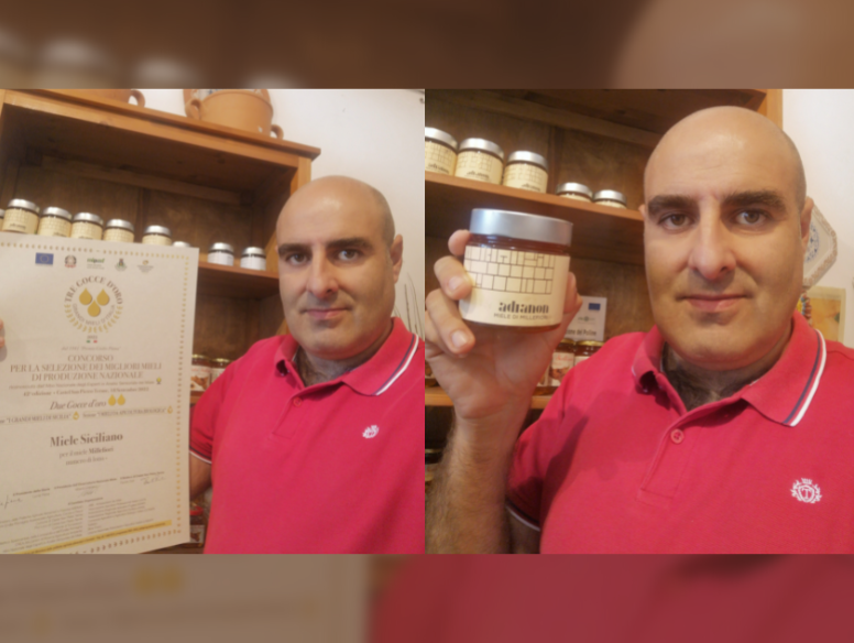 Immagine articolo: Sambuca, premiato miele del castelvetranese Vito Salluzzo prodotto nell’area archeologica di Adranone
