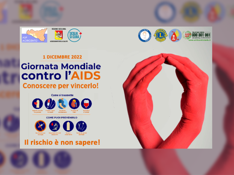 Immagine articolo: Agrigento, 1 Dicembre Giornata Mondiale contro AIDS. Già attiva App per prenotare test gratuito test HIV