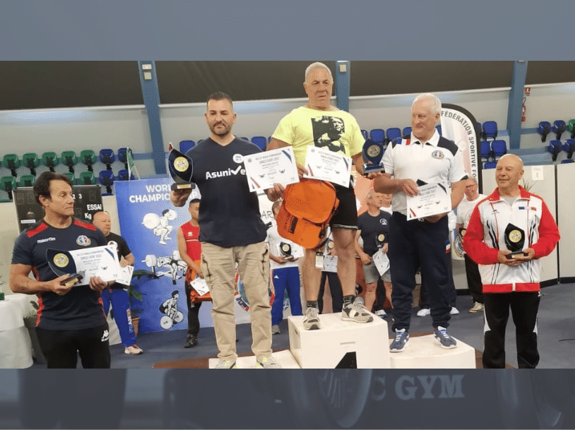 Immagine articolo: Salaparuta, Daniele Salvagio si laurea in Francia Campione di distensioni su panca