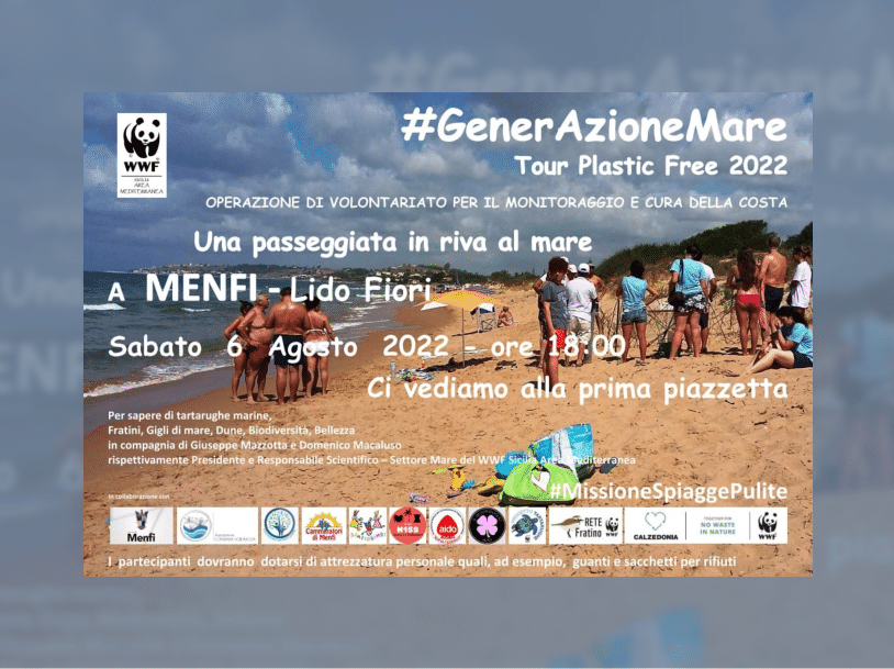 Immagine articolo: Menfi, 6 Agosto appuntamento con WWF per cura della costa