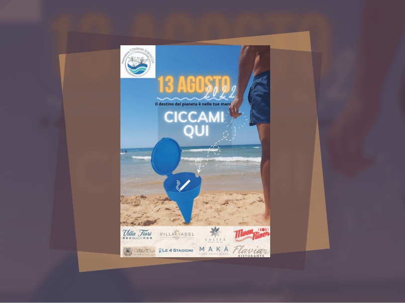 Immagine articolo: Menfi,13 Agosto a Lido Fiori evento di sensibilizzazione “Ciccami qui”