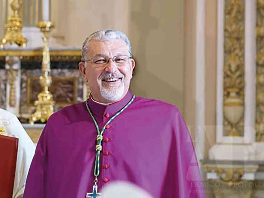 Mons. Alessandro Damiano ( foto Cassaro, Archivio de "L'Amico del Popolo", Settimanale, Cattolico agrigentino)