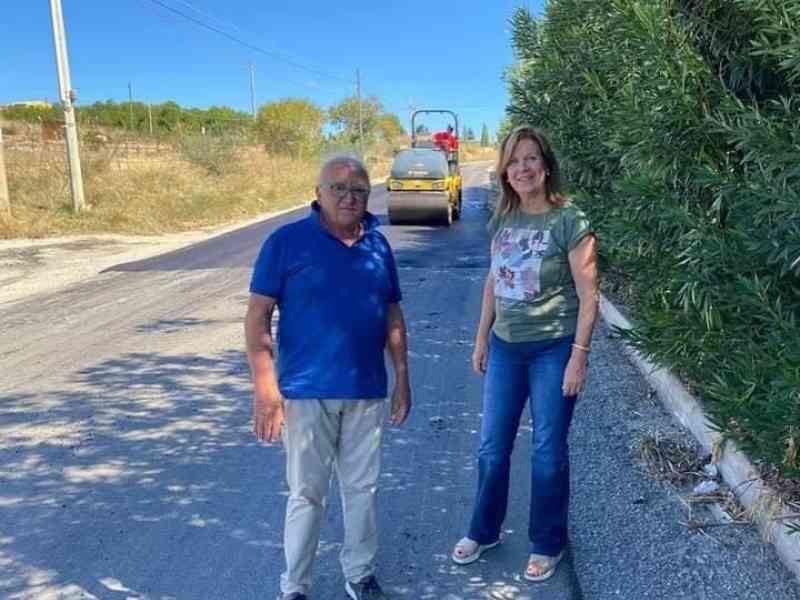 Immagine articolo: Riqualificata la strada Nc 01 che collega Menfi a Santa Margherita