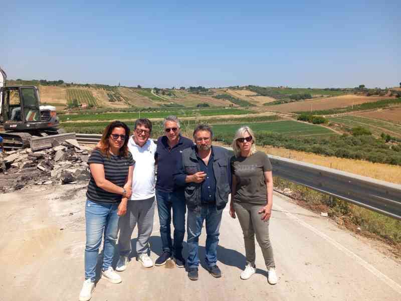 Immagine articolo: Sopralluogo sulla SP Menfi–Porto Palo e strade alternative: “sollecitati interventi urgenti per la sicurezza“