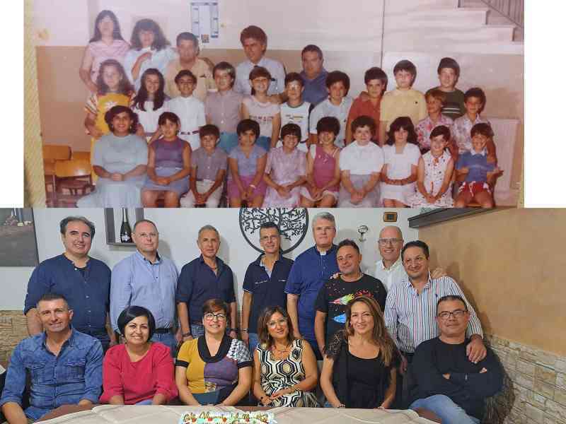 Immagine articolo: Gli alunni della 5a elementare 1985 della scuola San Vito di Sciacca si incontrano dopo 38 anni