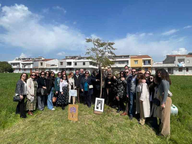 Immagine articolo: A Menfi una jacaranda dedicata a Letizia Battaglia nel Giardino delle Giuste e dei Giusti