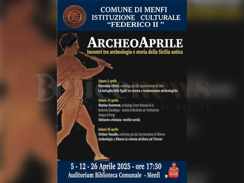 Immagine articolo: Ritorna a Menfi “ArcheoAprile“: incontri tra archeologia e storia sulla Sicilia antica