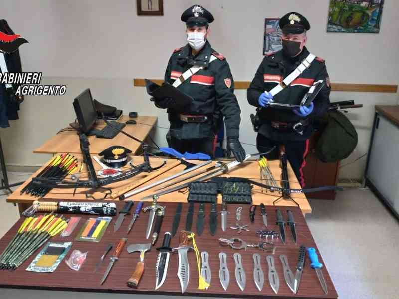 Immagine articolo: Carabinieri, detenzione abusiva di armi: denunciato 48enne