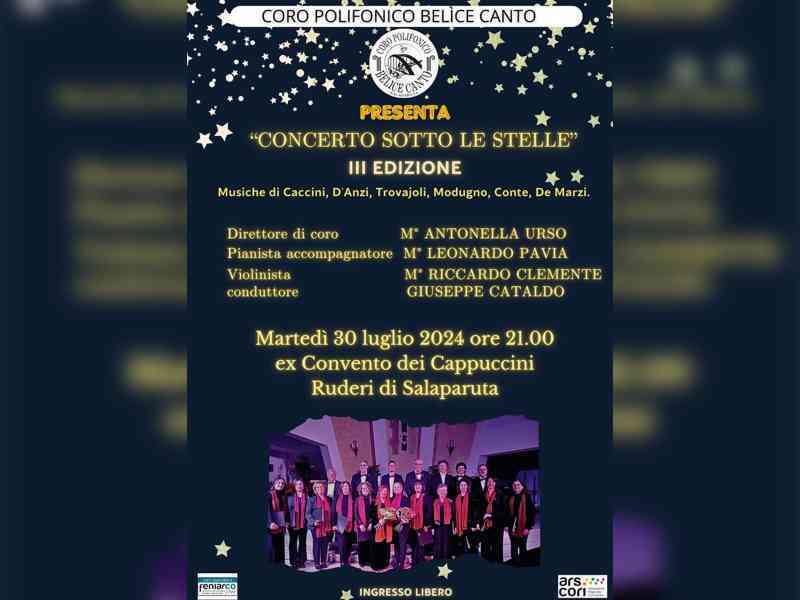 Immagine articolo: Martedì 30 luglio un concerto presso l'ex Convento dei Cappuccini Ruderi di Salaparuta