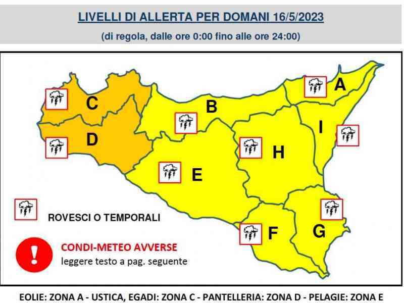 Immagine articolo: Domani a Menfi scuole aperte. Livello arancione di allerta. Invito alla prudenza