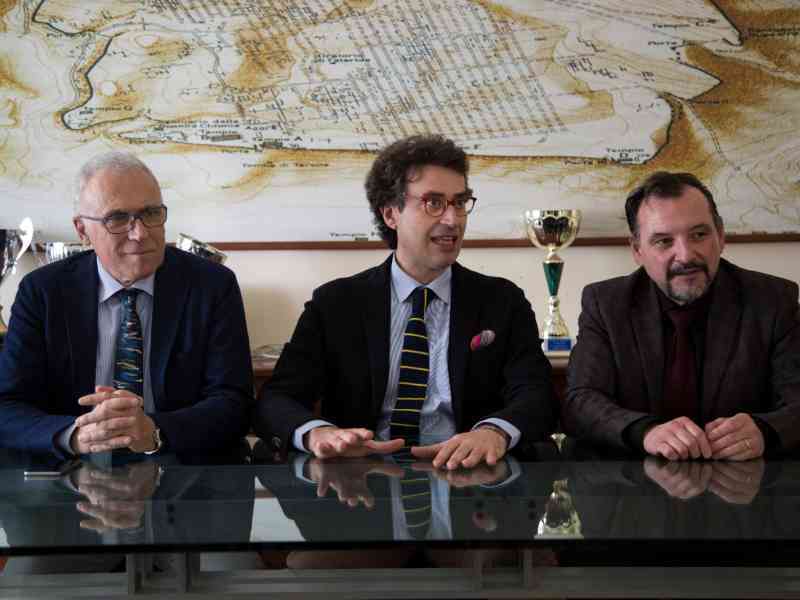 Da destra Rino La Mendola, Alfonso Cimino, Pietro Fiaccabrino