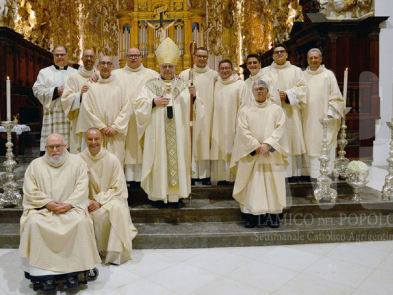 Immagine articolo: Il prossimo 1° Ottobre saranno ordinati nuovi presbiteri i diaconi. Per Menfi ci sarà Salvatore Piazza