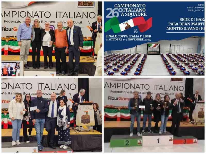 Immagine articolo: L’A.S.D. “Il Ventaglio“ di Menfi brilla con una tripla vittoria ai Campionati Italiani di Burraco a Squadre