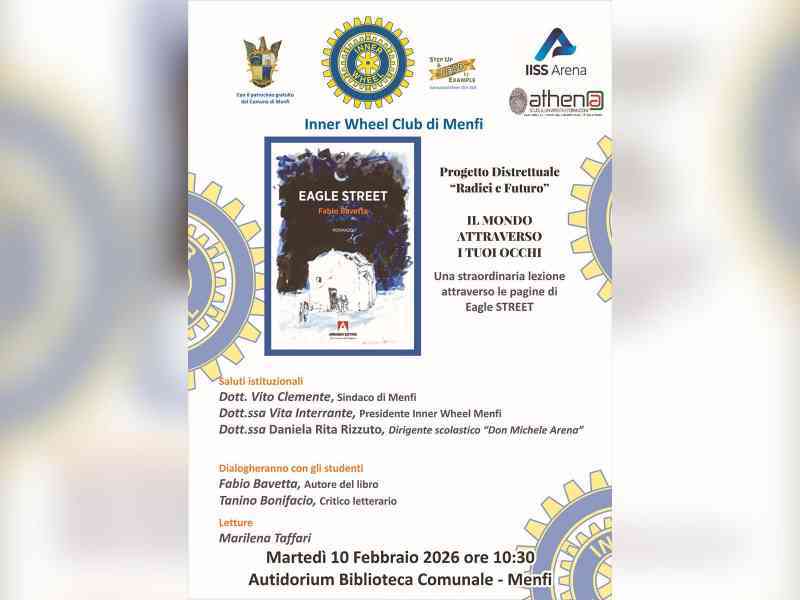 Immagine articolo: Il mondo attraverso i tuoi occhi”: a Menfi la letteratura incontra i giovani per guardare al futuro