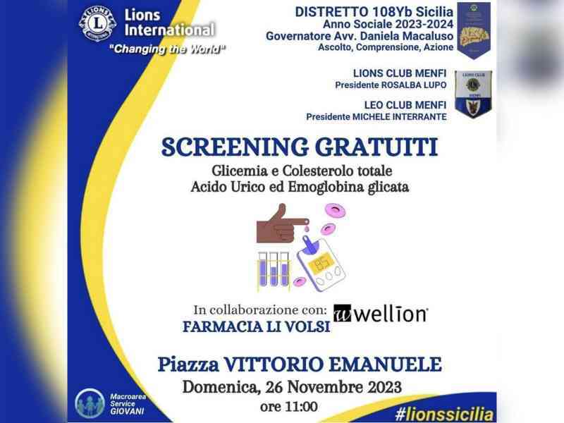 Immagine articolo: Menfi. Domenica 26 controlli gratuiti di Glicemia, Colesterolo ed Emoglobina glicata