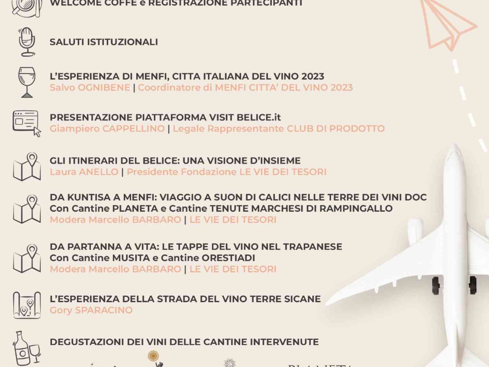Immagine articolo: Il Club di Prodotto Terre della Valle del Belice presenta gli ITINERARI ENOGRASTRONOMICI della Valle del Belice