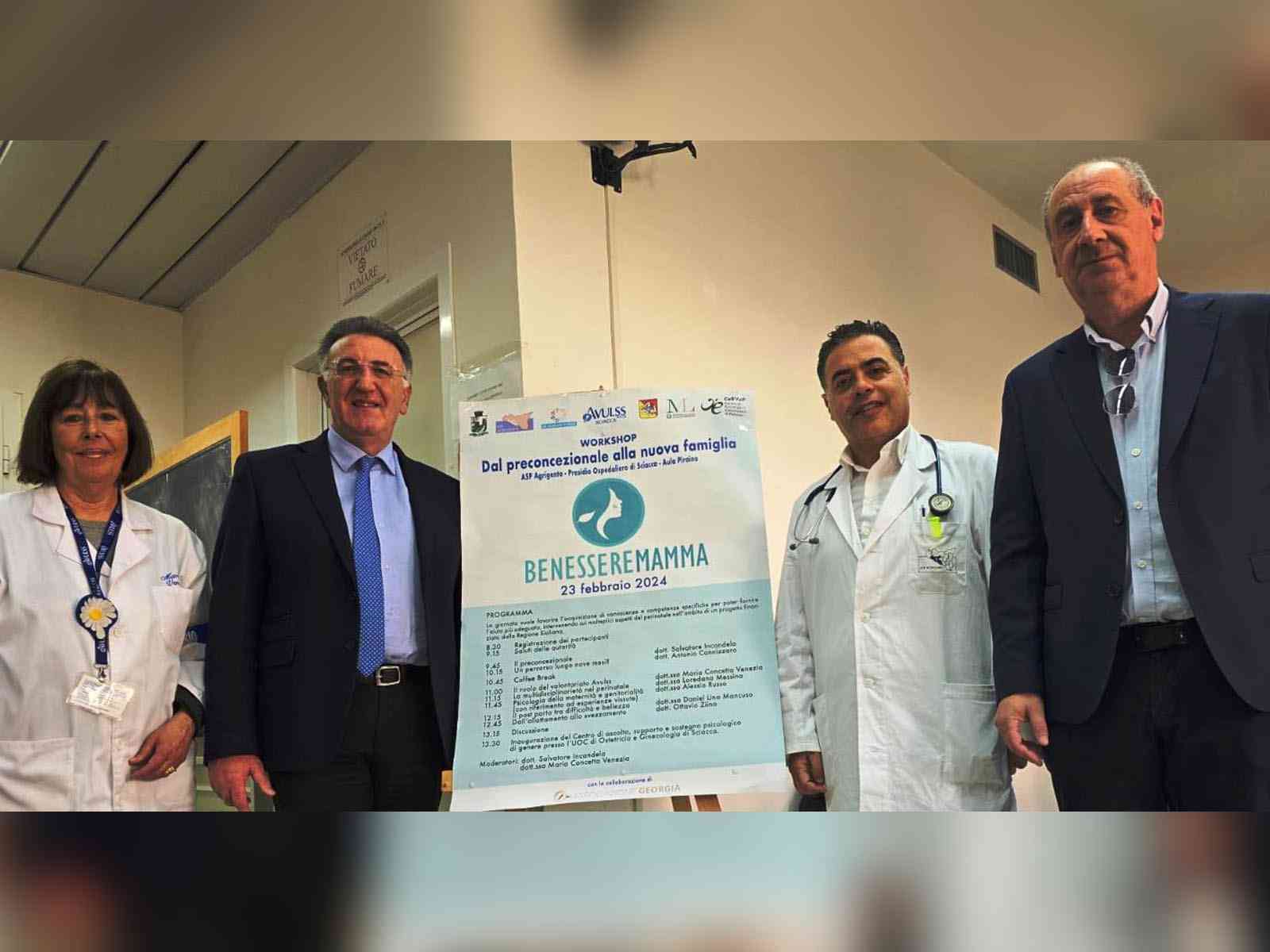 Immagine articolo: Ginecologia dell’ospedale di Sciacca, si inaugura “Centro di ascolto, supporto e sostegno psicologico di genere“