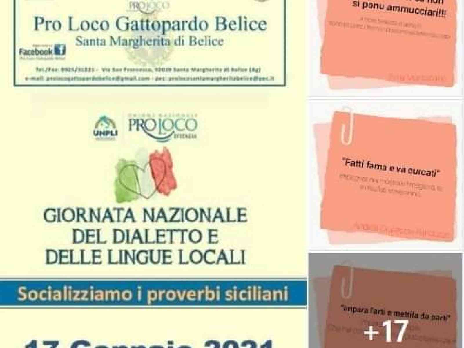 Immagine articolo: Giornata del dialetto e delle lingue locali, anche la Pro Loco Gattopardo aderisce all'iniziativa. 