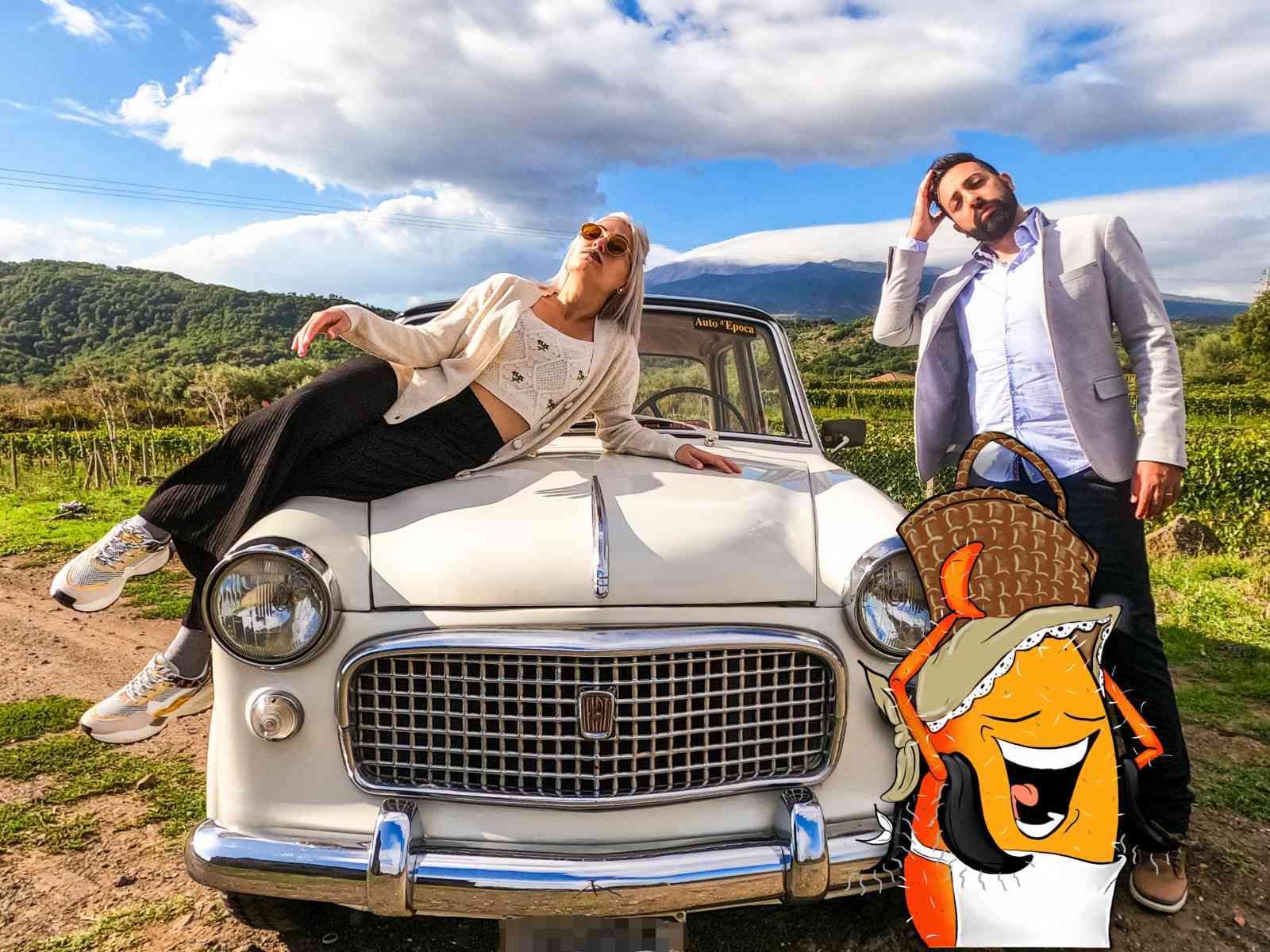 Immagine articolo: Il nostro viaggio attraversando ala Sicilia in Fiat 1100. Partenza da Menfi tra social, sorrisi e l'inizio di una nuova vita