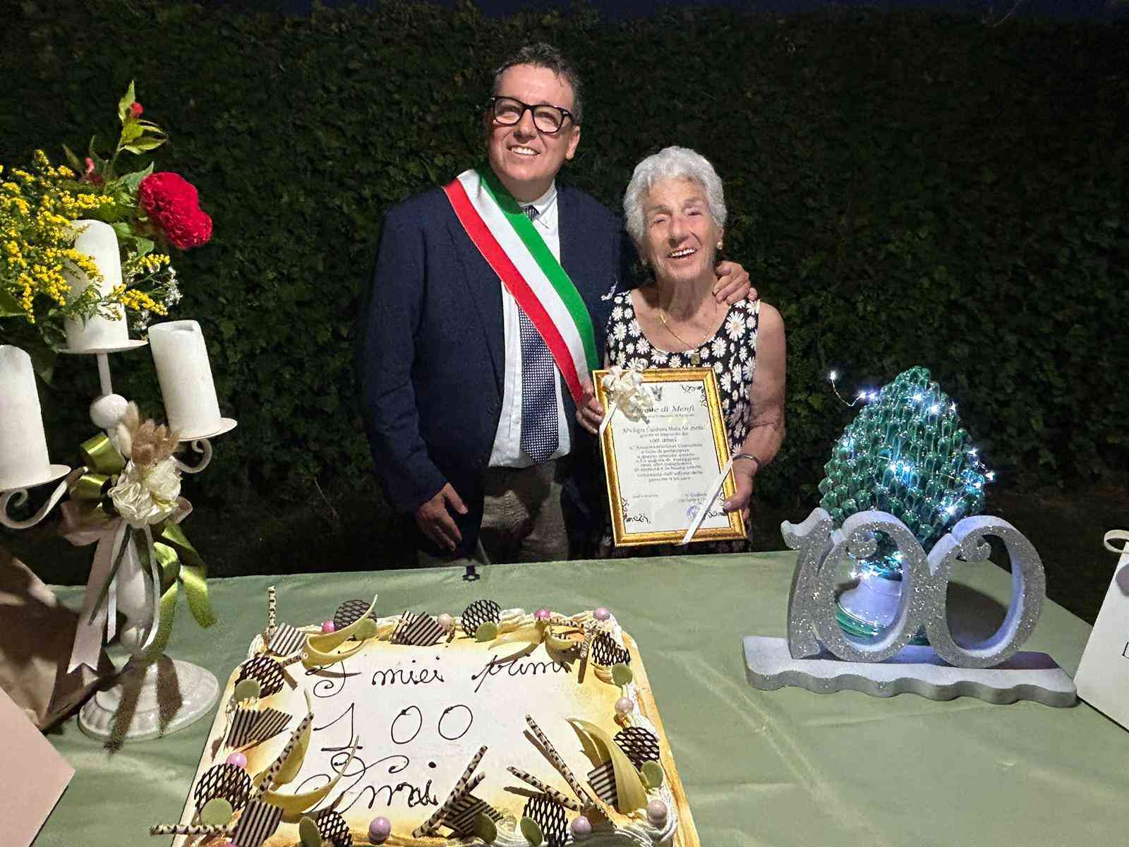 Immagine articolo: Menfi festeggia i 100 anni di Maria Antonietta Cucchiara