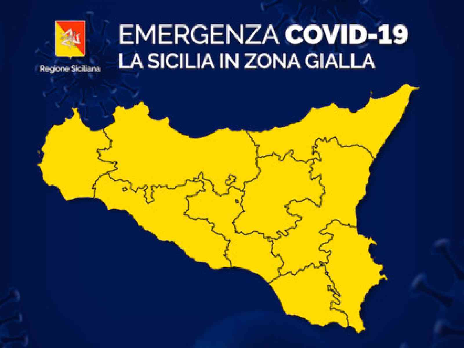 Immagine articolo: Covid, Musumeci: “la Sicilia in zona gialla, intesa col Ministro“