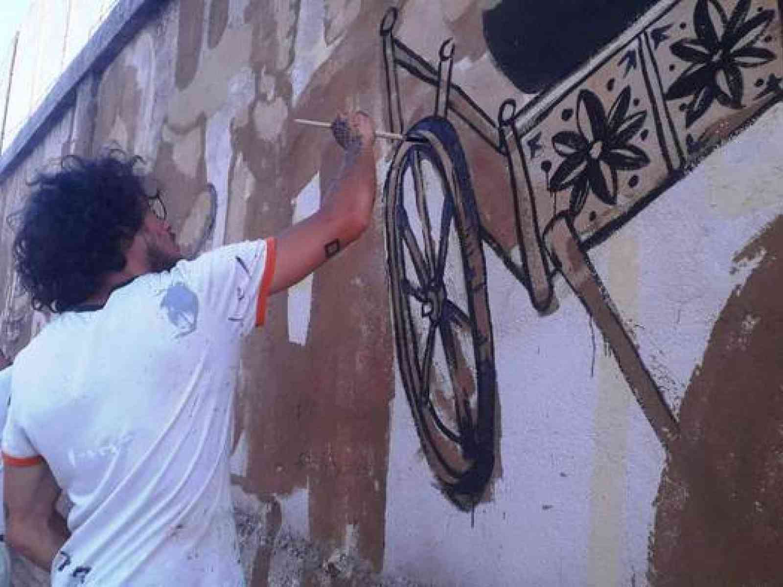 Immagine articolo: Montevago Street Art, creativi al lavoro. Arte e cultura per la rigenerazione urbana