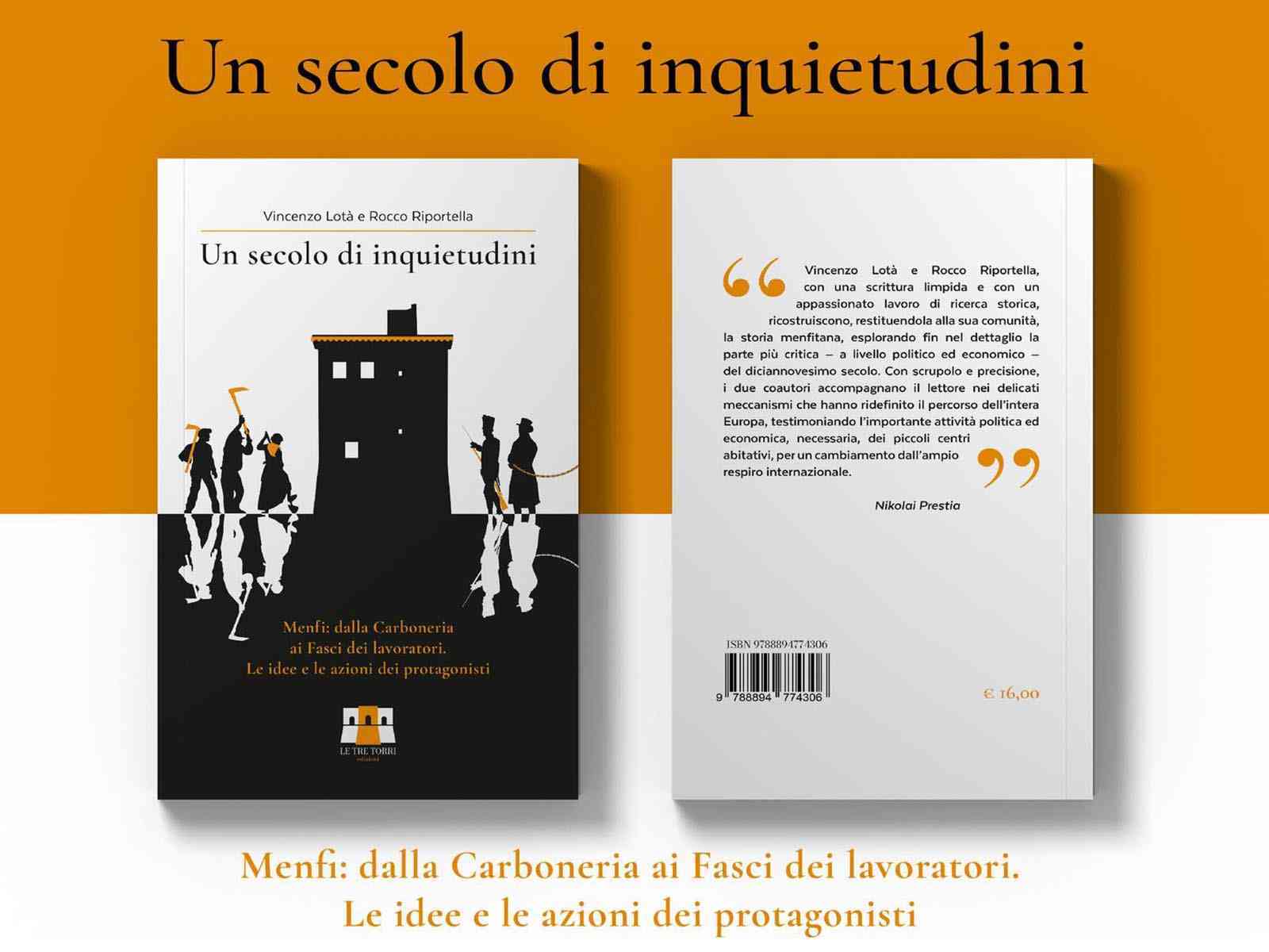 Immagine articolo: “Un secolo di inquietudini“, viaggio in settantacinque anni di storia di Menfi. Sabato la presentazione del libro di Vincenzo Lotà e Rocco Riportella