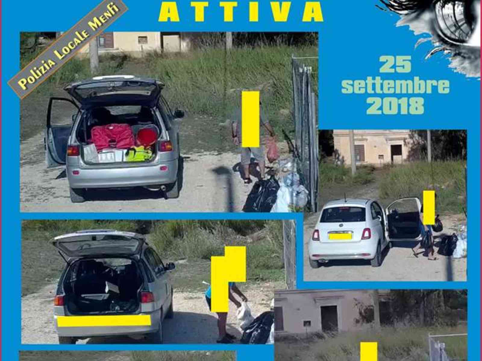 Immagine articolo: Menfi, la Polizia Municipale mette in allerta i cittadini: “Non abbandonate i rifiuti per strada. Telecamere in azione e multe in arrivo“
